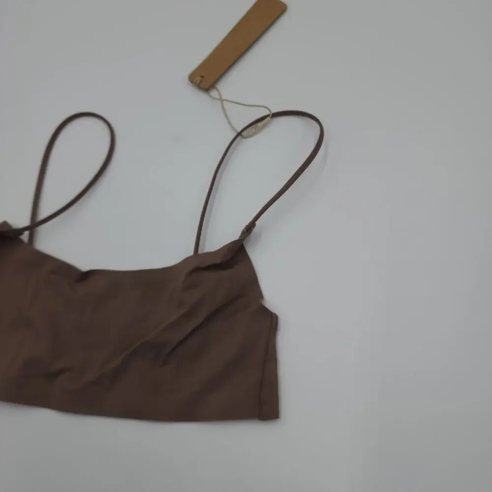 Skims Scoop Bralette in Umber Size XXS - Picture 2 of 5